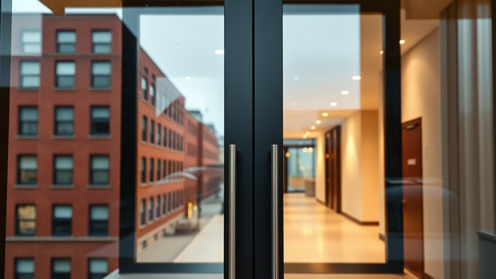 Glass Doors Falcon Road