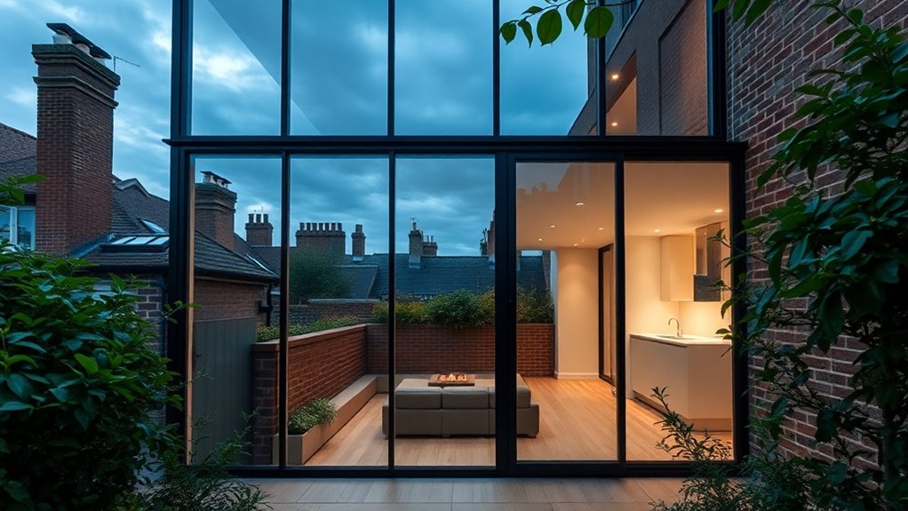 Glass Extension Walls Clapham Junction