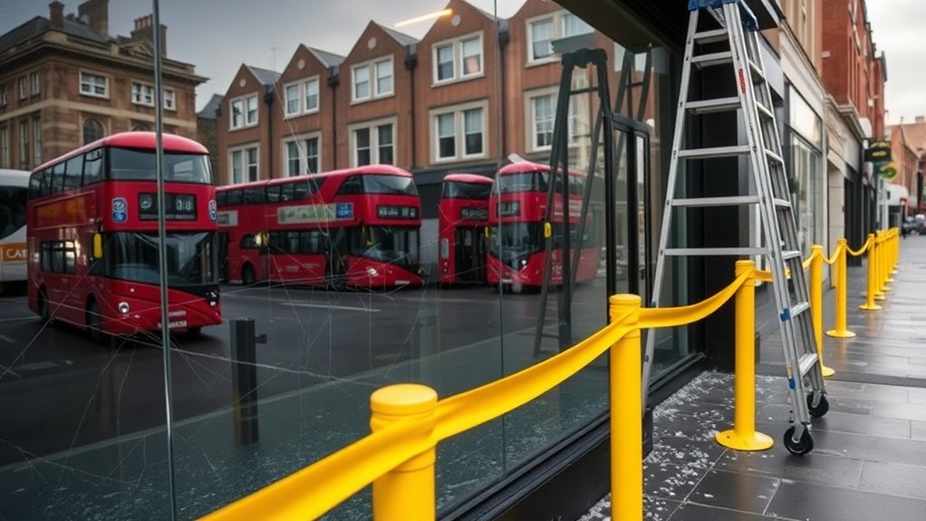 Vandalism Glass Repair Clapham Junction